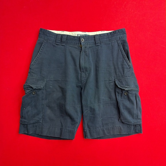 Polo Ralph Lauren Other - Polo Ralph Lauren Mens Cargo Shorts Navy Blue Cotton Classic‎ Polo Chino Size 35